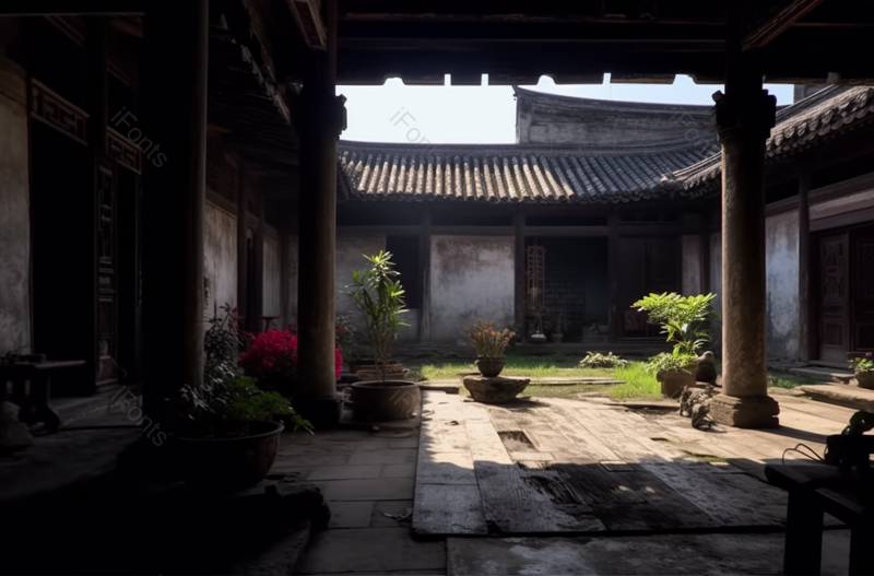 传统古老的平村大院实拍摄影图,高清,摄影图,摄影图片,图片大全,摄影图免费下载
